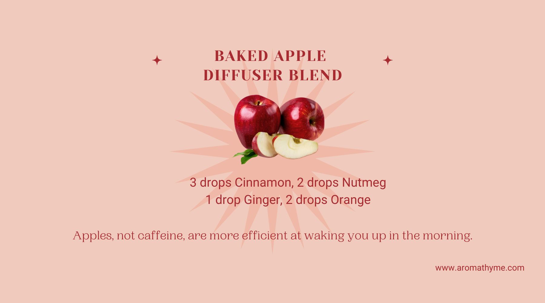 Baked Apple Fall Essential Oil Diffuser Blend