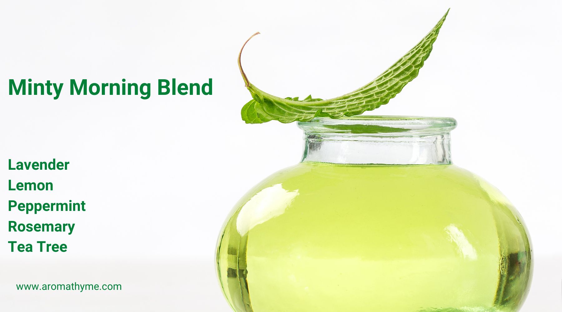 Minty Morning essential oil recipe