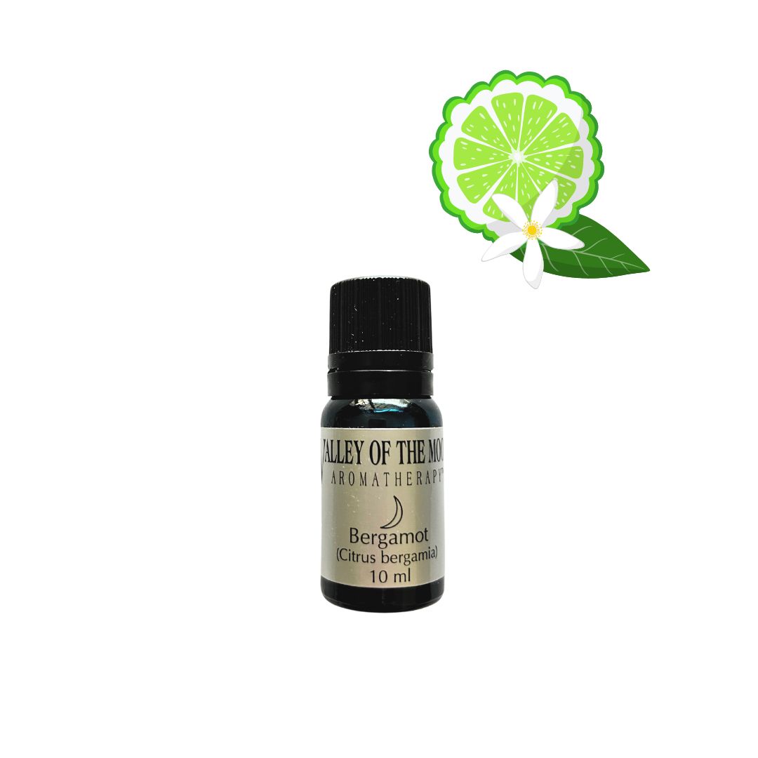 Bergamot organic essential oil valley of the moon aromatherapy brand