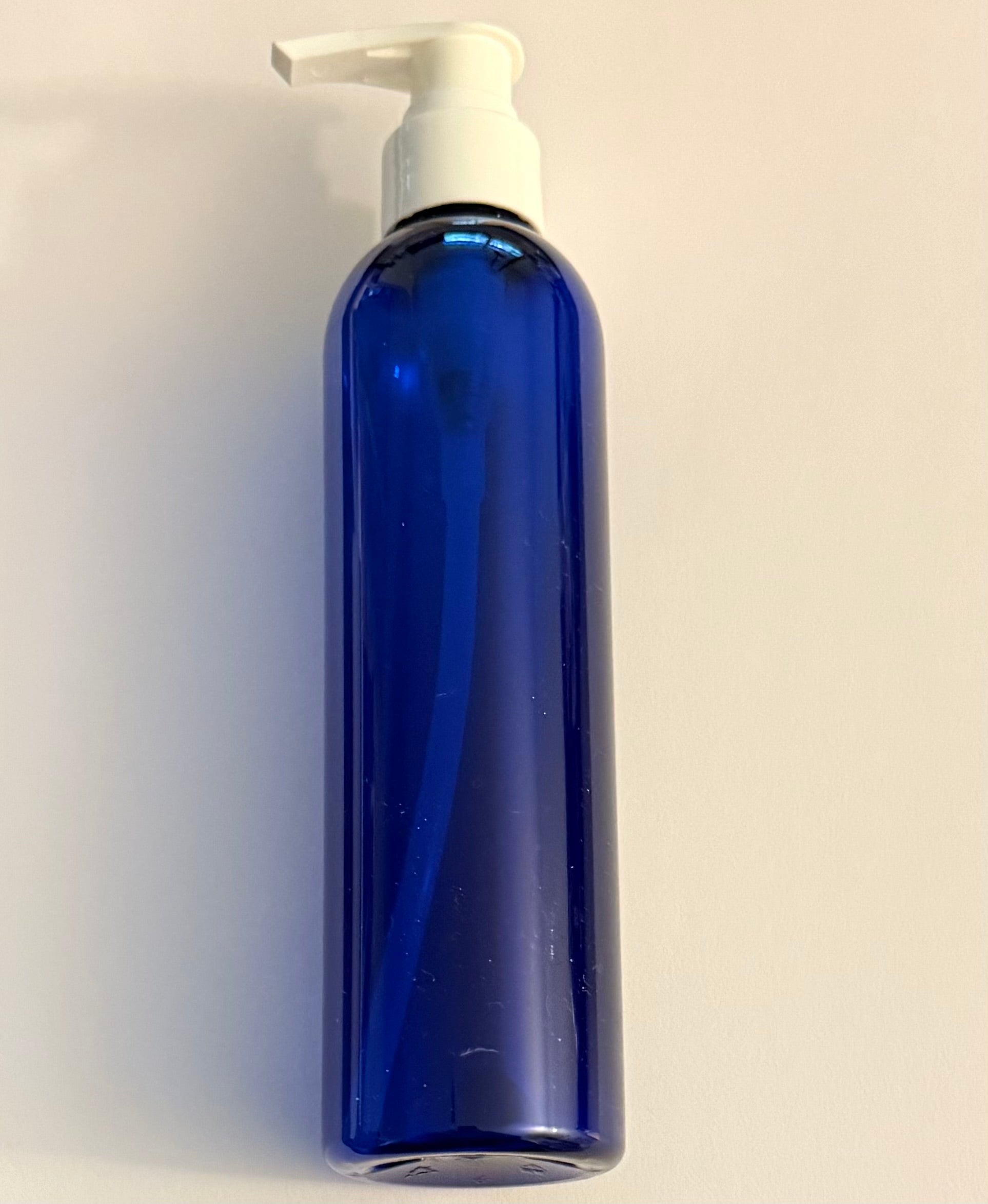 Cobalt Blue PET 8oz Bottles with choice of Closures