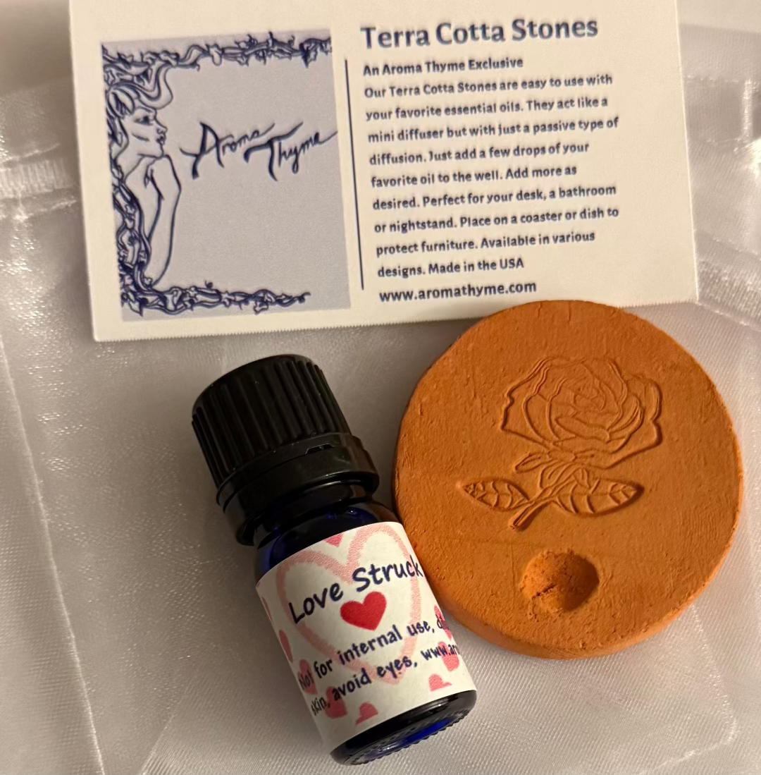 Love Stuck Essential Oil Blend with Rose Terra Cotta Stone