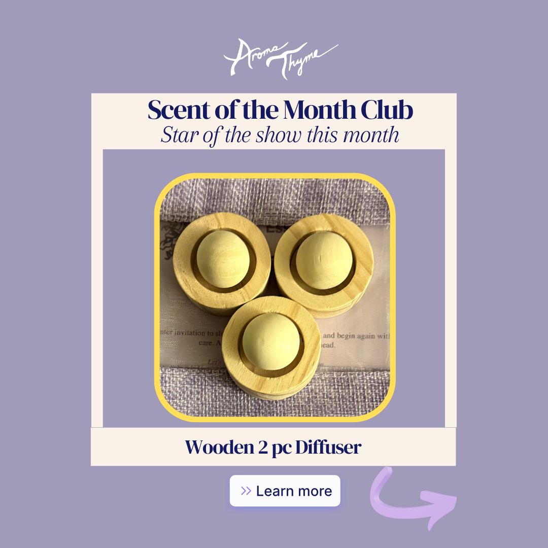 beech wood 2 piece essential oil diffuser