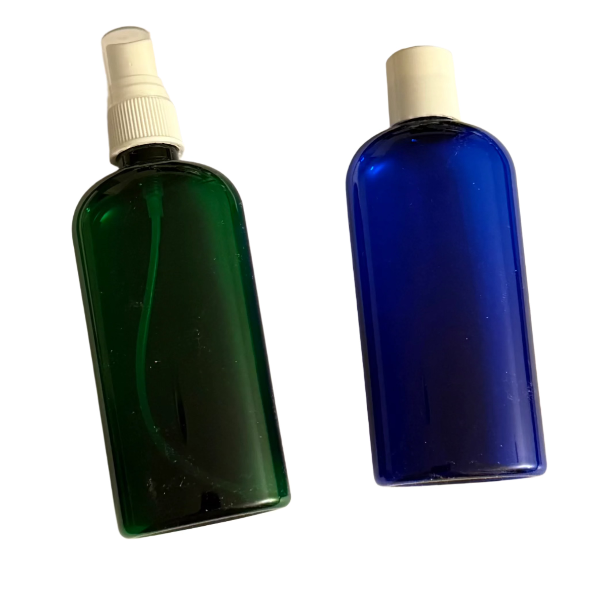 Cosmo Oval 4 oz Bottles in Blue or Green Choose Spray Mist or Cap